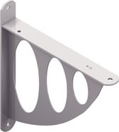 ELEMENT plankdrager - model Salida - metaal - 190 x 200 mm - draagvermogen 30 kg - grijs
