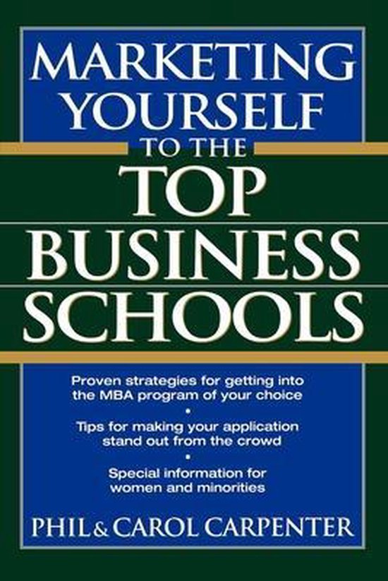 Marketing Yourself to the Top Business Schools - cover