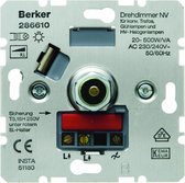 Berker S.1 inbouw dimmer Halogeen Spoeltrafo 20-500W