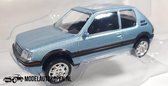 Peugeot 205 GTI (Lichtblauw) (8 cm) 1/43 Norev  - Modelauto - Schaalmodel - Modelauto - Miniatuurauto - Miniatuur autos