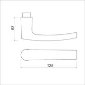 Ami deurkruk gatdeel 332/125 f1