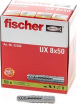 Fischer Universele Plug U x 8 x 50 - 50 Stuks