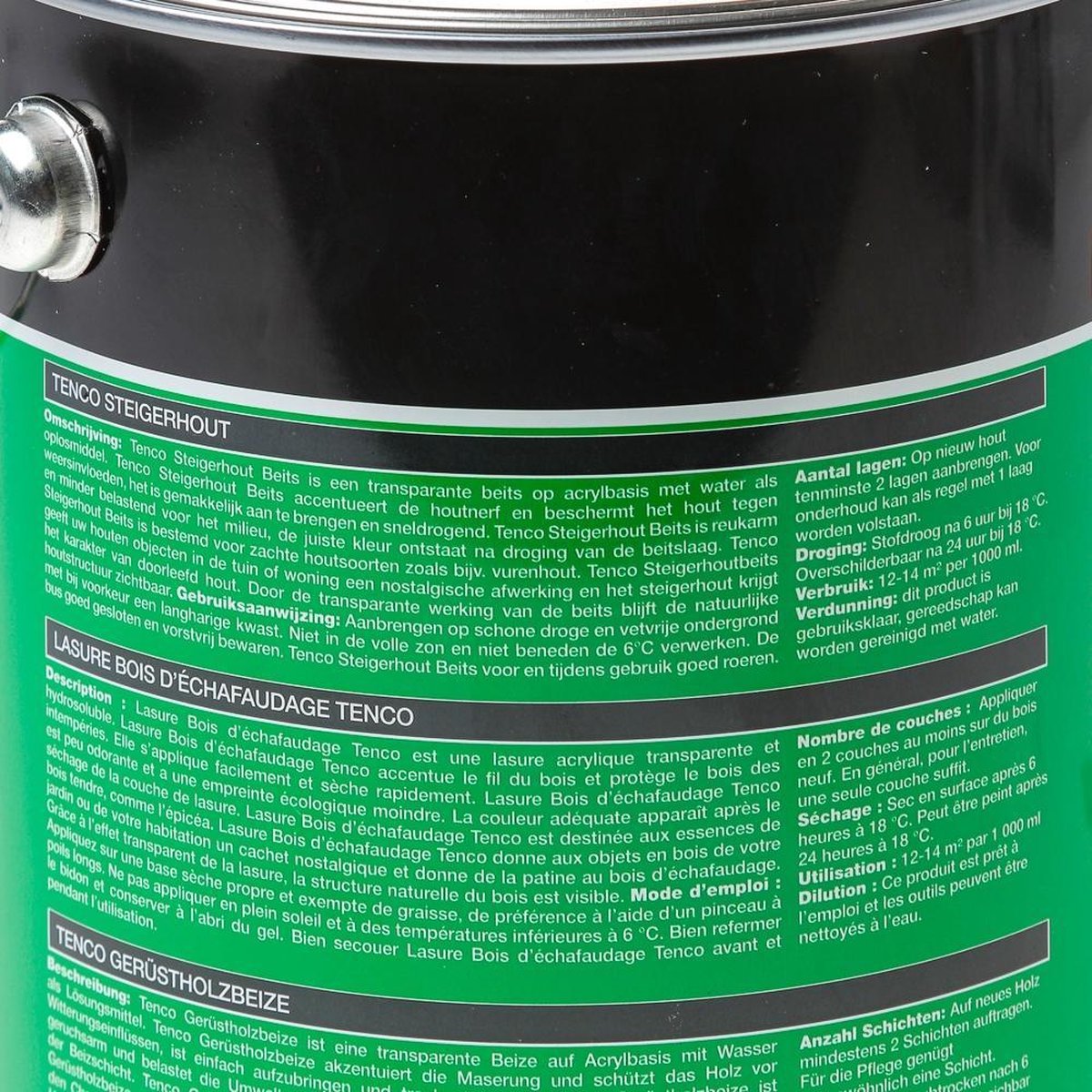Tenco Steigerhoutbeits White Wash 2,5 liter – foto 5