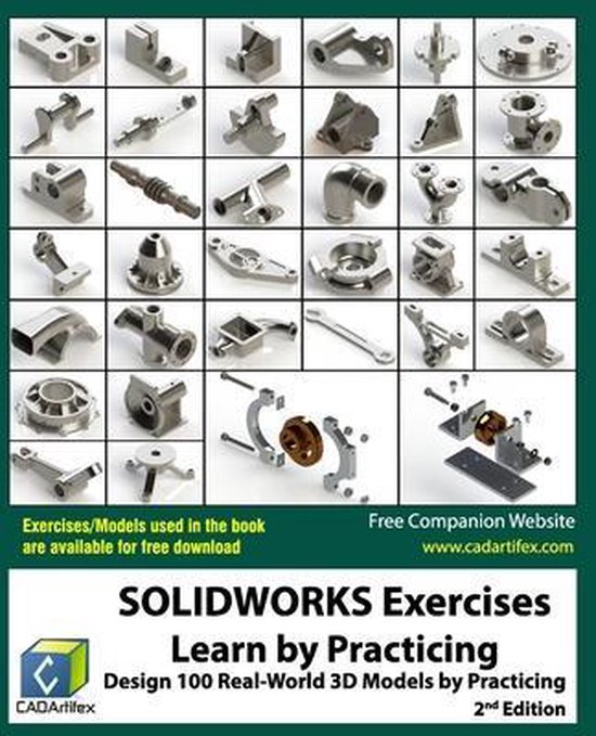 SOLIDWORKS Exercises - Learn by Practicing - cover