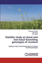 Stability study on basal and non-basal branching genotypes of mustard