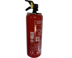 Brandblusser Poedersnelblusser 1KG voor in de Auto, Boot, Mobilhome, Caravan