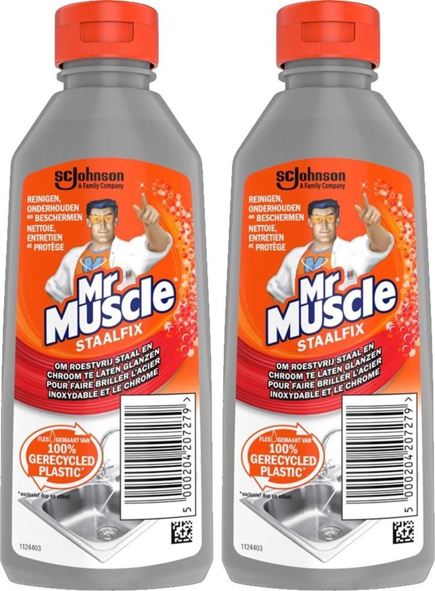 Mr. Muscle Staalfix Multi Pack - 2 x 200 ml