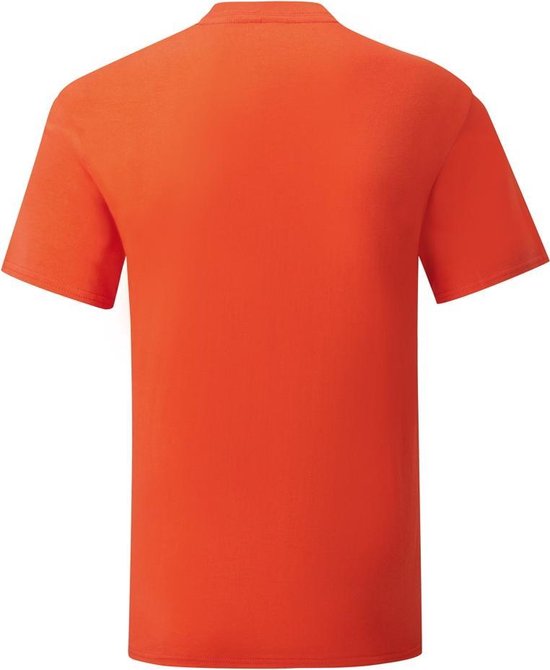 T-shirt emblématique pour hommes Fruit of the Loom (Ensemble de 5) (Orange flamboyant)