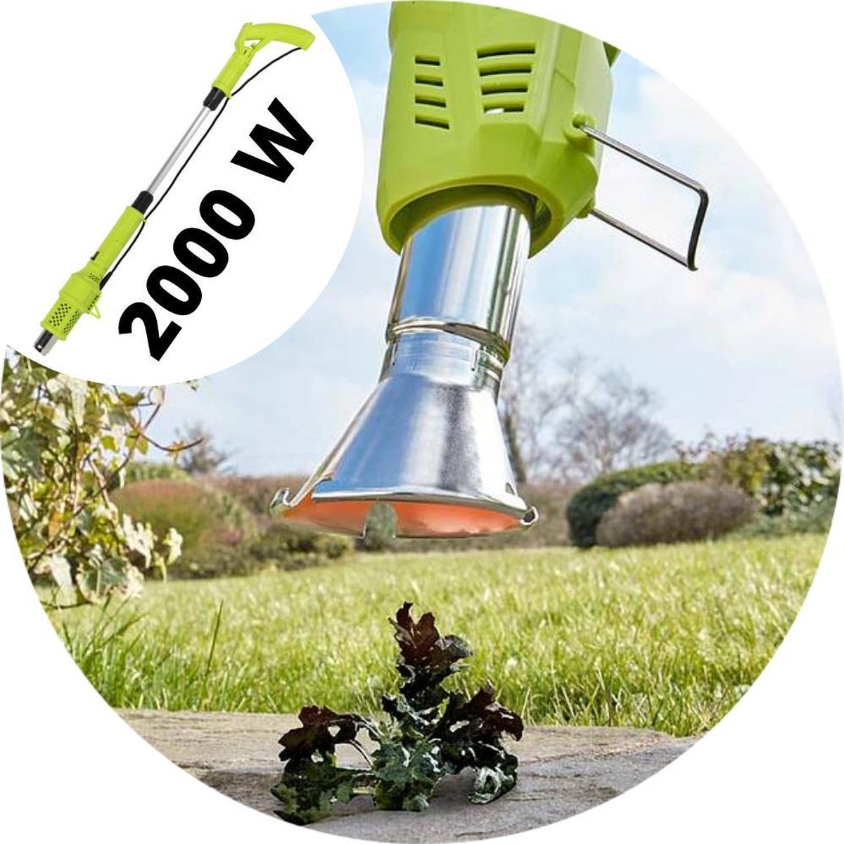 DirectSupply Onkruidbrander - Brander 2000W - Elektrisch - Onkruidbestrijding - Onkruidbrander Elekt