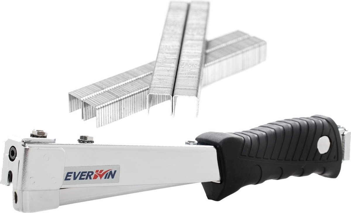 Everwin Hamertacker | Slagtacker | Inclusief 5000 Nieten 10mm | Nietmachine