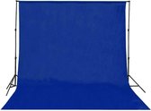 Tissu de fond Blauw tissé professionnel - Écran Blue - 200 x 300 cm - Photographie de produit - Photographie - Vidéographie - Clé Chroma - Sans support - Tissu de fond - Studio