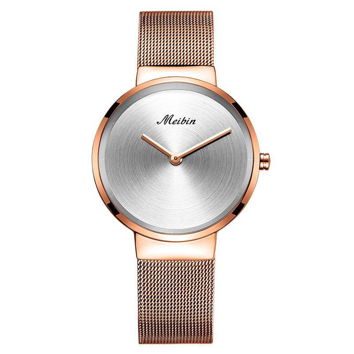 Longbo - Meibin - Dames Horloge - Rosé/Zilver - Ø 31mm