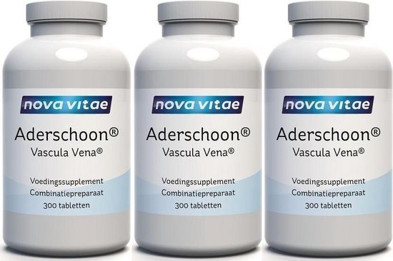 Nova Vitae - Aderschoon - 3 x 300 Tabletten - Aanbieding - Voedingssupplement