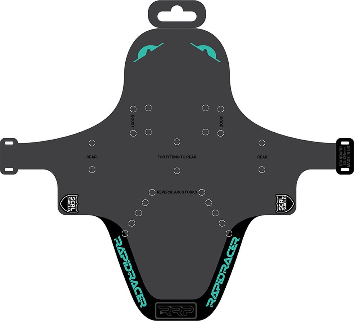 Rapidracerproducts Spatbord Enduroguard 80-120 Mtb Mm Turquoise