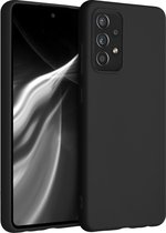 kwmobile telefoonhoesje voor Samsung Galaxy A52 / A52 5G / A52s 5G - Hoesje voor smartphone - Back cover in mat zwart