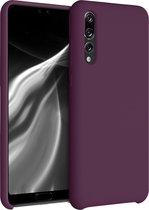 kwmobile telefoonhoesje voor Huawei P20 Pro - Hoesje met siliconen coating - Smartphone case in bordeaux-violet