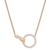 Swarovski Symbol Ketting  (Lengte: 38.00 cm) - Roségoud