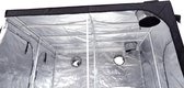 Hortosol kweektent 240x240x200 -zwart zilver -metalen frame -sterke ritssluiting