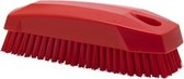 Vikan Hygiene 6440-4 nagelborstel rood  hard, 45x118mm
