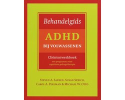 Omslag van Behandelgids ADHD bij volwassenen, clientenwerkboek