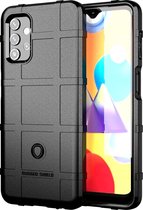 Samsung Galaxy A32 5G Hoesje - Mobigear - Rugged Shield Serie - TPU Backcover - Zwart - Hoesje Geschikt Voor Samsung Galaxy A32 5G