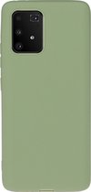 Samsung Galaxy S10 Lite Hoesje - Mobigear - Color Serie - TPU Backcover - Groen - Hoesje Geschikt Voor Samsung Galaxy S10 Lite