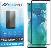 Mobigear Curved Gehard Glas Ultra-Clear Screenprotector voor Motorola Edge Plus - Zwart