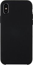 Apple iPhone XS Hoesje - Mobigear - Rubber Touch Serie - Hard Kunststof Backcover - Zwart - Hoesje Geschikt Voor Apple iPhone XS