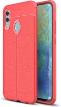 Huawei P Smart (2019) Hoesje - Mobigear - Luxury Serie - TPU Backcover - Rood - Hoesje Geschikt Voor Huawei P Smart (2019)