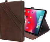 Apple iPad Pro 11 (2018) Hoes - Mobigear - Business Serie - Kunstlederen Bookcase - Bruin - Hoes Geschikt Voor Apple iPad Pro 11 (2018)