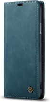 iPhone 11 Pro Hoesje - Caseme - Serie - Kunstlederen Bookcase - Blauw - Hoesje Geschikt Voor iPhone 11 Pro