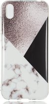 Mobigear Marmer TPU Backcover Hoesje - Geschikt voor Huawei Y5 (2019) - Driekleurig