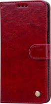 Samsung Galaxy J6 Plus Hoesje - Mobigear - Wallet7 Serie - Kunstlederen Bookcase - Rood - Hoesje Geschikt Voor Samsung Galaxy J6 Plus