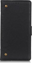 Alcatel 1S (2019) Hoesje - Mobigear - Ranch Serie - Kunstlederen Bookcase - Zwart - Hoesje Geschikt Voor Alcatel 1S (2019)