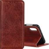 Xiaomi Mi 9 SE Hoesje - Mobigear - Cowboy Serie - Kunstlederen Bookcase - Bruin - Hoesje Geschikt Voor Xiaomi Mi 9 SE