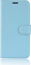 Samsung Galaxy J6 Plus (2018) Hoesje - Mobigear - Classic Serie - Kunstlederen Bookcase - Blauw - Hoesje Geschikt Voor Samsung Galaxy J6 Plus (2018)