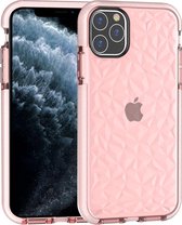 Apple iPhone 11 Pro Max Hoesje - Mobigear - Diamond Serie - Hard Kunststof Backcover - Roze - Hoesje Geschikt Voor Apple iPhone 11 Pro Max