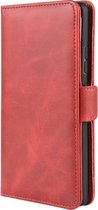 Samsung Galaxy S10 Lite Hoesje - Mobigear - Slim Magnet Serie - Kunstlederen Bookcase - Rood - Hoesje Geschikt Voor Samsung Galaxy S10 Lite