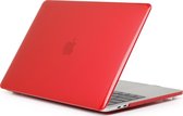 Apple MacBook Pro 16 (2019) Case - Mobigear - Glossy Serie - Hardcover - Rood - Apple MacBook Pro 16 (2019) Cover