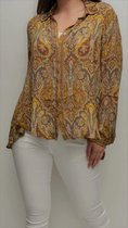 Blouse van zijde - Paisley - Boho-chic