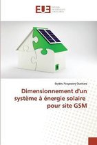 Dimensionnement d'un système à énergie solaire pour site GSM