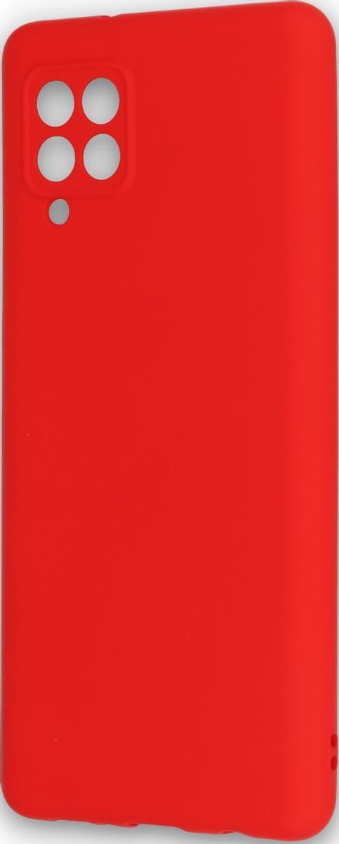 HB Hoesje Geschikt voor Samsung Galaxy A42 5G - Rood - Siliconen Back Cover