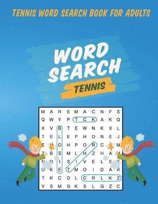 Tennis Word Search Book For Adults - cover
