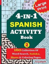 4-IN-1 SPANISH ACTIVITY Book, 2