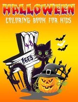 Halloween Coloring Book For Kids Ages 4-8