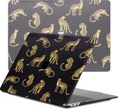 Lunso - cover hoes - MacBook Pro 13 inch (2020) - Leopard Black