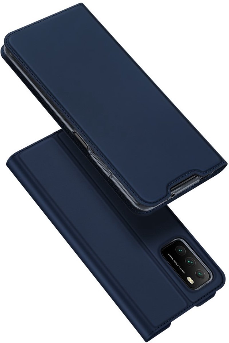 Dux Ducis - Pro Serie Slim wallet hoes - Geschikt voor Xiaomi Poco M3 - Blauw