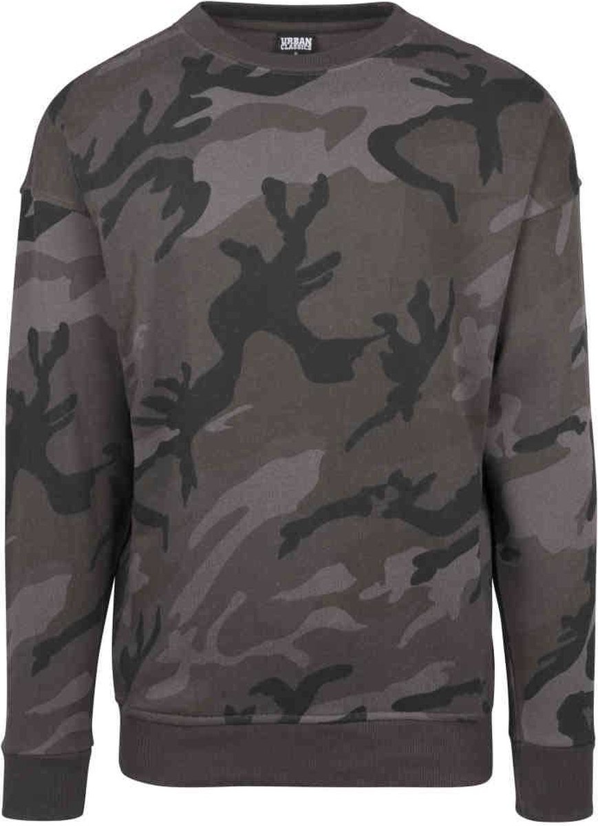 Urban Classics Camo Sweater/trui S Zwart