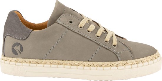 Travelin Moulins Nubuck - Zomerse dames sneakers - Grijs - Maat 37 | bol.com