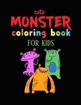Cute Monster Coloring Book for Kids